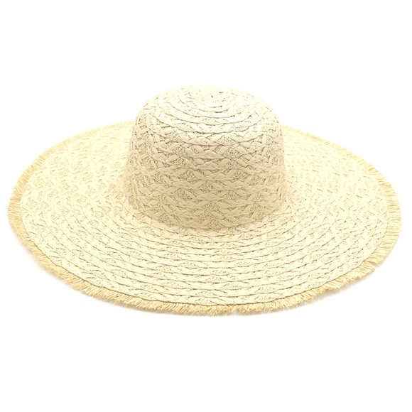 Natural Wide Brim Straw Sun Hat - Picture 5 of 5